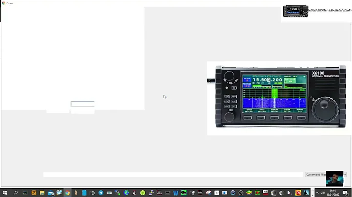 XIEGU X6100 Preview -New Instruction Manual Firmware 17/01/2022