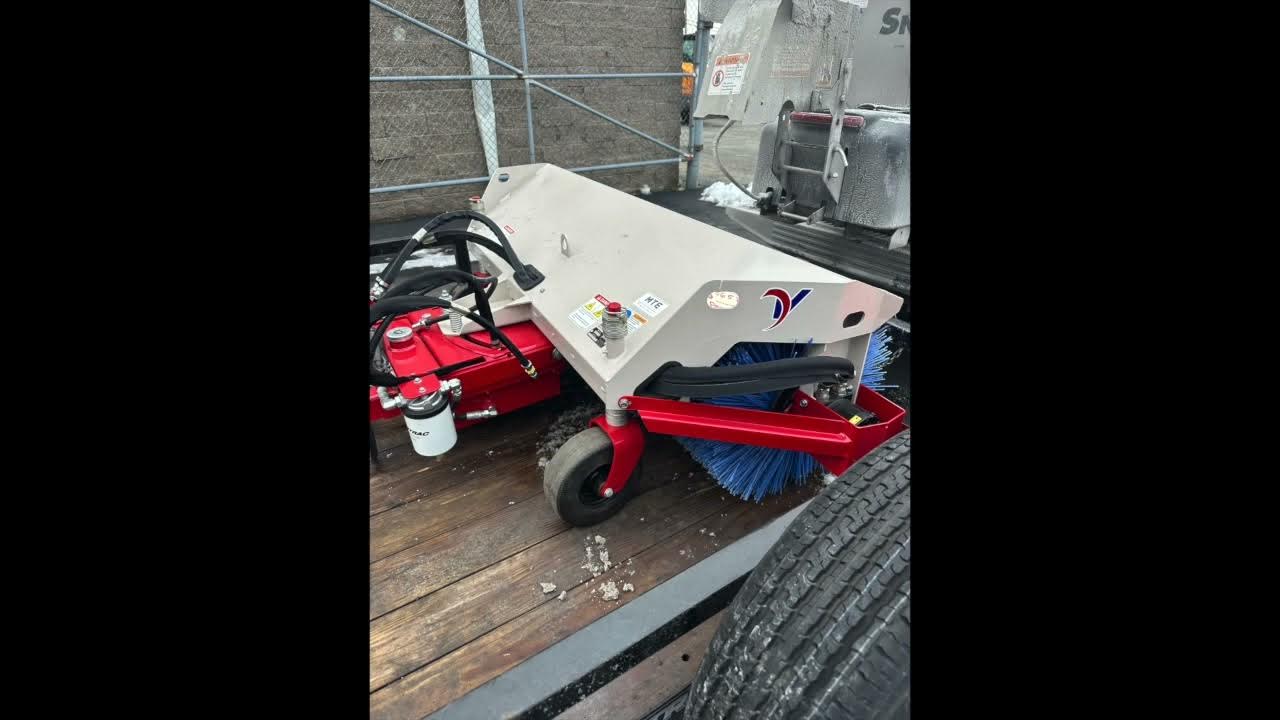 VENTRAC POWER BROOM YouTube