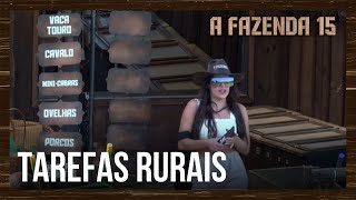 Fazendeira pela terceira vez, Jaque distribui tarefas aos peões | A Fazenda 15 image