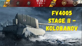 FV4005 Stage II - Kolobanov on shoulder blades #worldoftanks #wot #wotreplays #tank