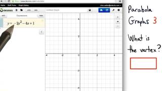 Graph Parabolas 3 - Visualizing Algebra