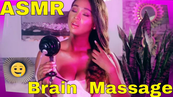 ASMR    BRAIN MASSAGE  MIC SCRATCHING + TAPPING