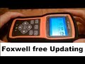 Foxwell Updating the scanner