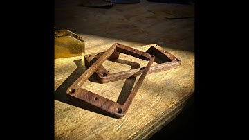 Homemade to Handmade - Rebuilding an Early Custom Guitar - Part 4 - Making Walnut Pickup Rings