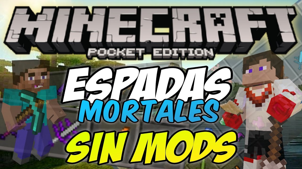 Tipos de espadas en minecraft sin mods