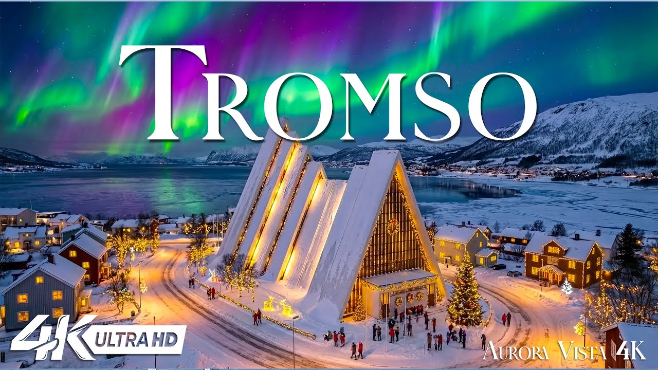 Tromsø 4K | Winter Wonderland of Arctic Fjords, Snowy Villages & Icy Coastlines