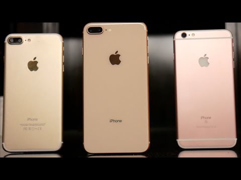 Iphone 8 New Gold Color Comparison Vs Gold And Rose Gold Youtube