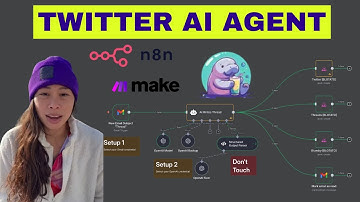 AI Agent Writes Twitter Threads On Autopilot! (n8n & Make)