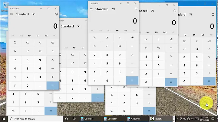 How to fix all Calculator issues in Windows 10 Laptop - Popping up issue