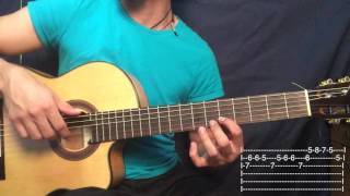 Video thumbnail of "Caballo viejo - Guitarra tutorial"