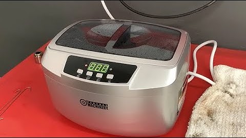 Harbor Freight Ultrasonic Cleaner - a SHAMELESS Tool Review!