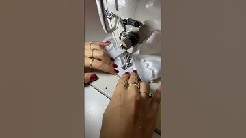 Sewing elastic hems - yet another technique! #sewing #diy #sewingtutorial #sewinghacks #pattern