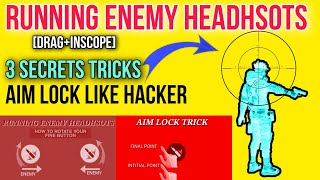 Running Enemy Quick Headhsots Aim Lock Like Hacker |3 Secrets Tricks | Poco M2 Pro Giveway