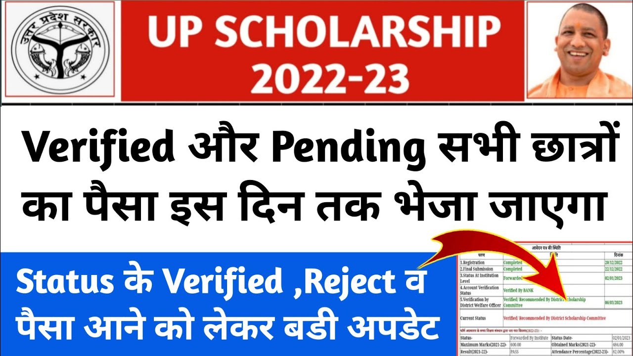 up scholarship kab tak aayega 2022-23/up scholarship latest news today ...