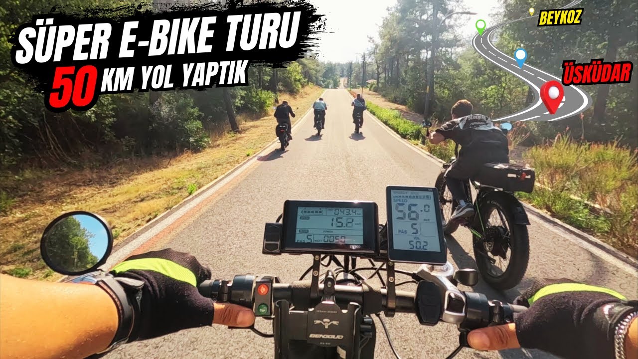Üsküdar’dan Beykoz Spor Ormanı’na Elektrikli Bisiklet Turu! #elektriklibisiklet #bisikletturu