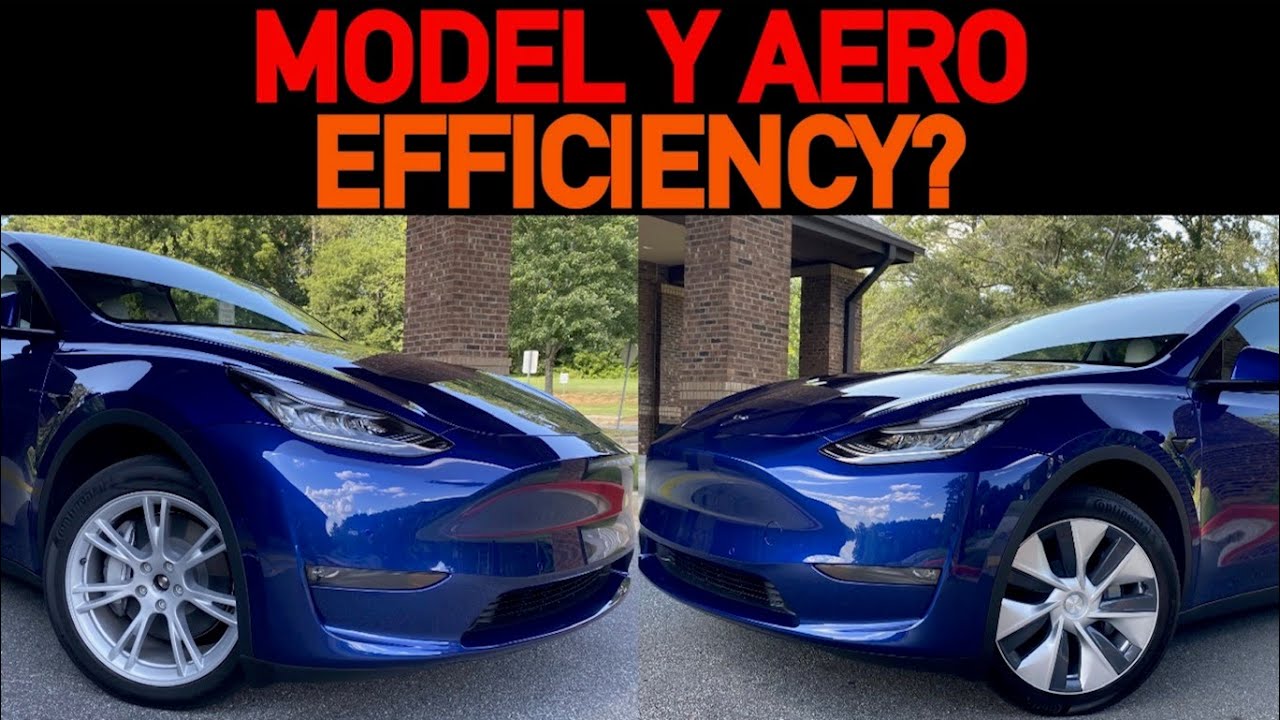 Tesla Model Y Range Test Aero Covers On And Off Efficiency Round | My ...