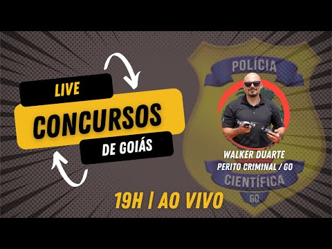 CONCURSOS DE GOIÁS 2022 | PERITO CRIMINAL | MÉDICO LEGISTA | AUXILIAR DE AUTÓPSIA