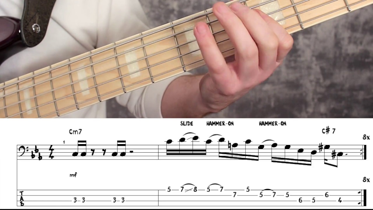 Hammer-on #4 en el bajo eléctrico - Técnicas para bajistas - Hammer + Slide postural assessment