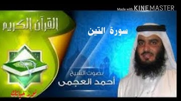 سورة التين - الشيخ أحمد العجمي
