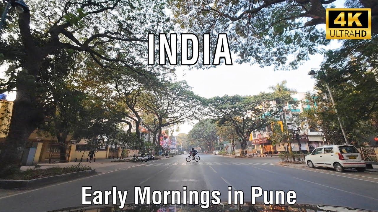 4K Drive through Heart of Pune City - India