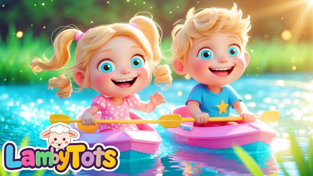 Row, Row, Row Your Boat + More | EP034 | Nursery Rhymes & Kids Songs | LambyTots