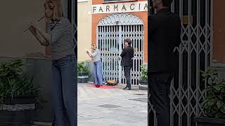 Musicisti di strada di estrazione classica