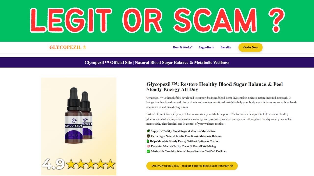 Glycopezil Reviews - Is Glycopezil Legit or Scam Product ?
