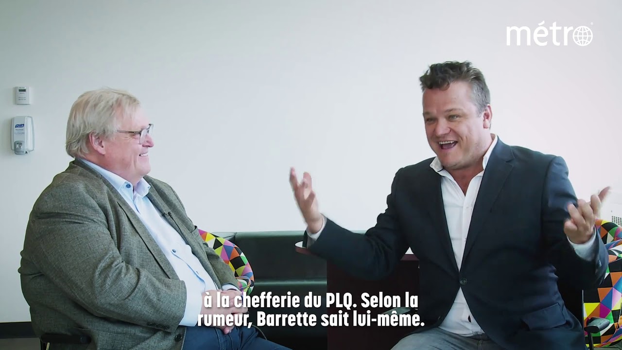 Journal métro - Discussions de salon entre Gaétan Barrette et Frédéric Bérard