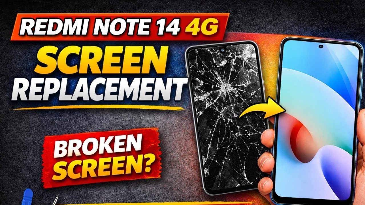 Xiaomi Redmi Note 14 4G Screen Replacement – Full Step-by-Step Repair [ASMR]