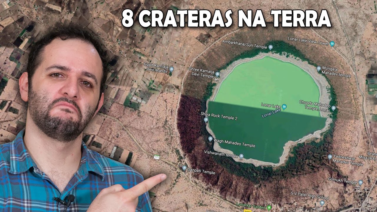 Descubra 8 crateras de meteoros pelo Google Maps #AprendiHoje Descubra 8 crateras de meteoros pelo Google Maps #AprendiHoje