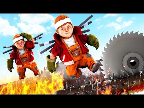 НЕ ХОДИ ТУДА! ОПАСНЫЙ ДЕДРАН С ХИТРЫМИ ЛОВУШКАМИ В SCRAP MECHANIC (ТРОПА СМЕРТИ)