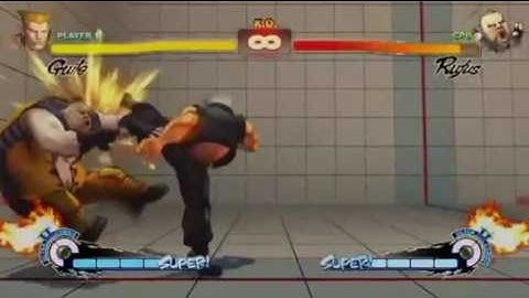 SUPER STREET FIGHTER 4 - Guile Combo Exhibition