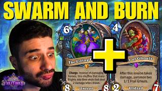 NEW Tempo Blight Death Knight in Top 50 Legend Deck Profile + Gameplay | Hearthstone Violet Hold