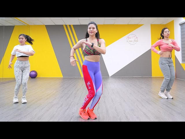 35 min Aerobic Dance Workout | FAT BURN FULL BODY | Burn 400 Calories | Eva Fitness class=
