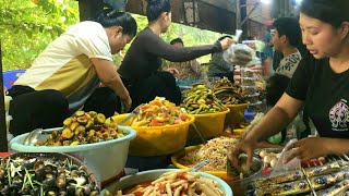 Countryside Cambodian Street Food - Desserts, Pickles, Eggs, Grilled Fish, Frog, Chicken & More