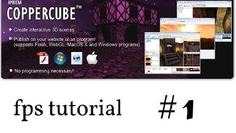 FPS Tutorial part 1 Copper cube 5