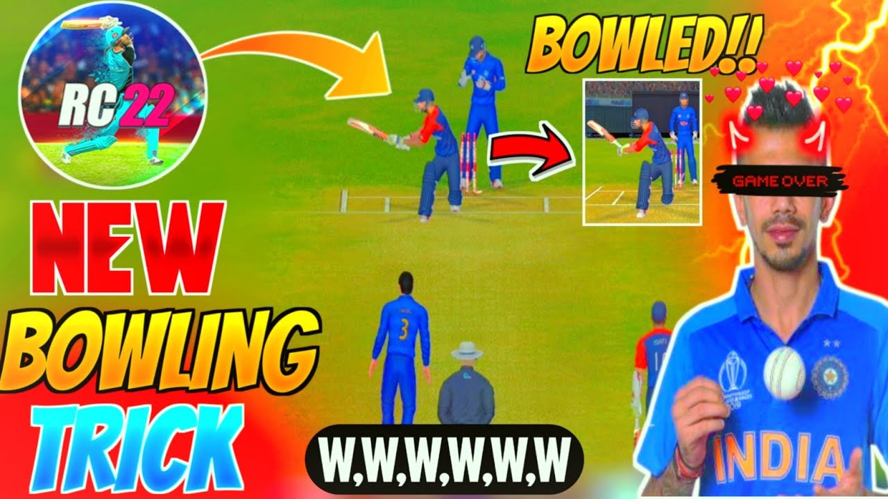 Real Cricket 22 Bowling Tips RC22 New Bowling Trick How to take