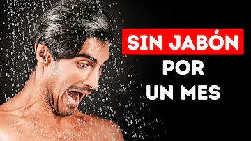 ¿Está bien bañarse sin jabón?