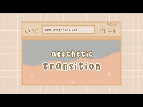 20 aesthetic transition