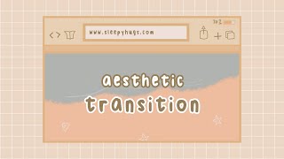 20 aesthetic transition pack (green screen)