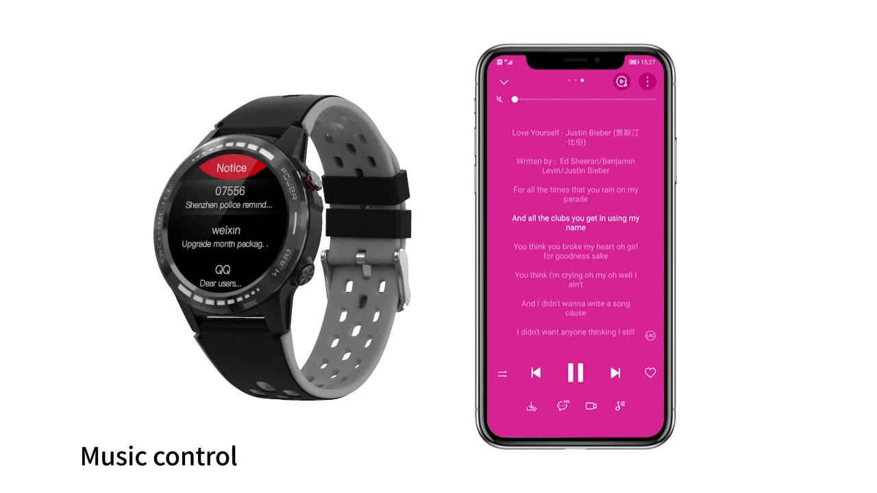 SMAM7 Barometer Altimeter Compass Heart Rate Pedometer GPS sport