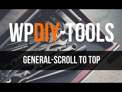 How To Setup "Scroll To Top" On Your WordPress Website  | Total Theme: By WPExplorer