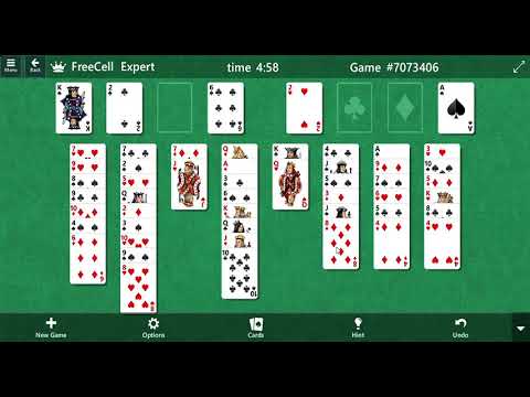 Microsoft Solitaire Collection  - Freecell - Game #7073406