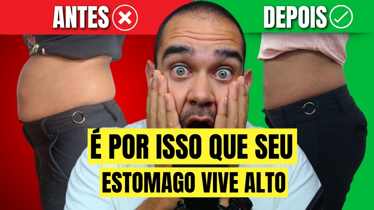 Como Eliminar o Estômago Alto e Gases em 5 Passos Simples - YouTube