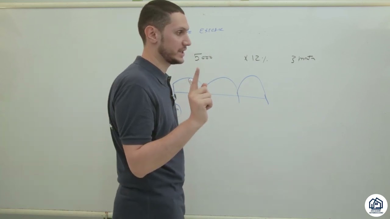 محاسبه تجاره E سنه أولي ترم اول شابتر 3 محـ 14جزء 1 مثال الفائده المستحقة