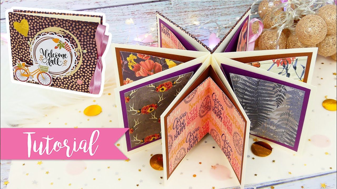 DIY Mini Album Scrapbooking - Rilegatura fai da te - Presentazione 