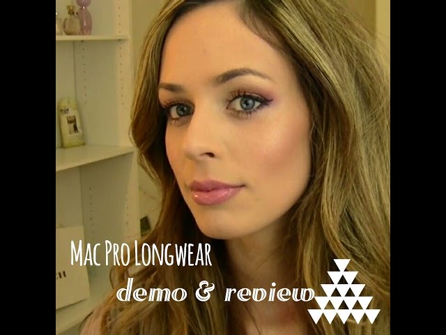 FIRS TIMER: MAC PRO LONGWEAR FOUNDATION I Review & Demo I Hannah Stelmach