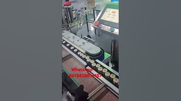 #2024Highspeedviallabelingmachine, small round bottle labeling machine. #labelingmachine