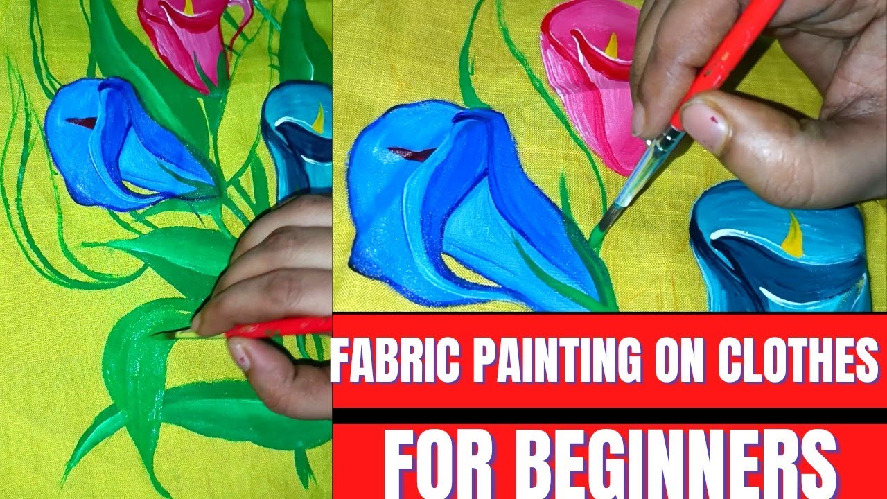 Fabric Painting On Clothes For Beginners hand Painted Yellow Punjabi fabric-painting-on-clothes-for-beginners-hand-painted-yellow-punjabi