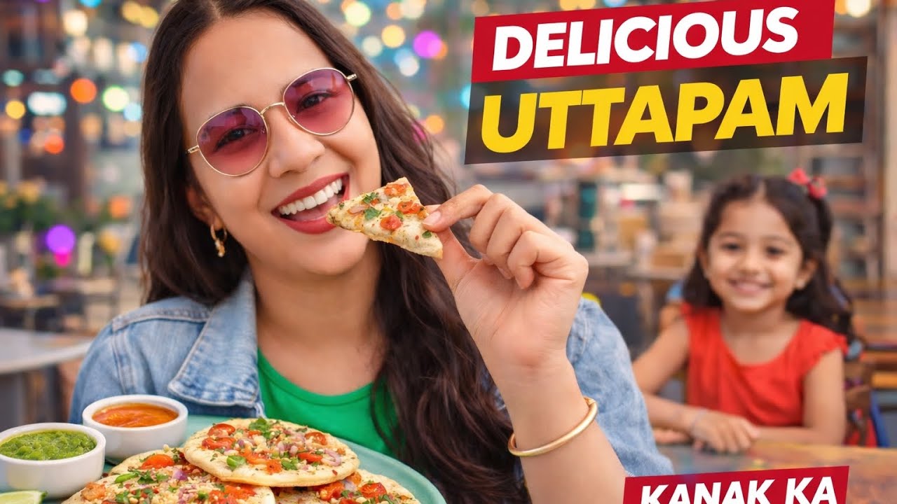 Instant Uttapam Recipe 😍 | 10 Minute Soft & Crispy Uttapam | Kanak Ka Kitchen
